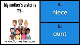 Family Members Quiz [upl. by Xylina]