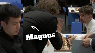 After the Loss Magnus Carlsen Consoles Nodirbek Abdusattorov [upl. by Arihat907]