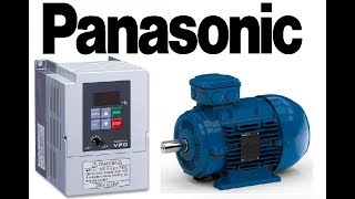 Configurar variador VF0 Panasonic para controlar motor desde terminales de control [upl. by Hartman]