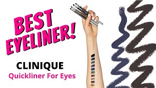 Best Eyeliner  Clinique Quickliner For Eyes  Clinique Eyeliner for Sensitive Eyes [upl. by Luahs]