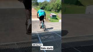 How To  BMX Gate Start Subscribe [upl. by Sitnik]