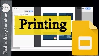 How to Print  Google Slides [upl. by Ardel]