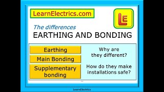 EARTHING AND BONDING – SUPPLEMENTARY AND MAIN BONDING DIFFERENCES – HOW DO THEY WORK amp KEEP US SAFE [upl. by Gladi]