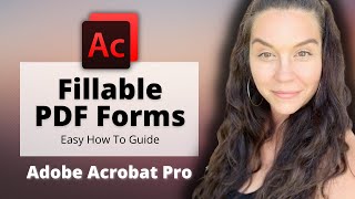 Create Fillable PDF Forms in Adobe Pro  Easy How To Guide [upl. by Asiaj]