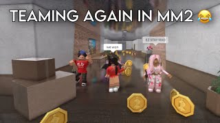 TEAMING AGAIN IN MM2 😂 [upl. by Vernon763]