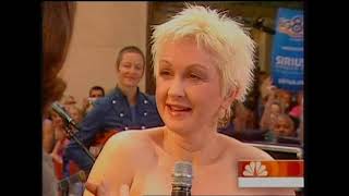 Cyndi Lauper  Money Changes Everything NBC Today Aug 2006 [upl. by Schiffman]