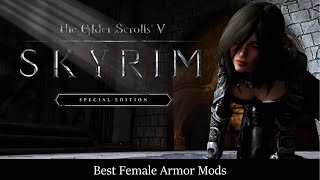 Skyrim SE Female Armor Mods [upl. by Halsy]