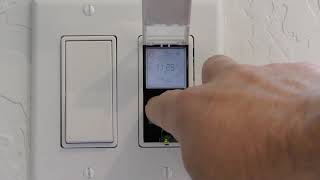 How to program Leviton timer light switch [upl. by Ahsinuq]