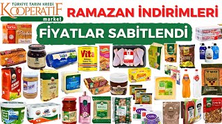 TARIM KREDİ YARIN RAMAZAN İNDİRİMLERİ  KOOPERATİF MARKET FİYATLARI SABİTLEDİ TARIM KREDİ KAMPANYA [upl. by Lina]