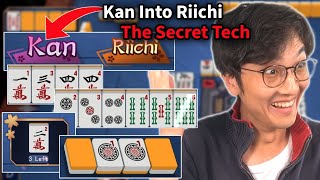 Kan Into Riichi Just As The Prophecy Foretold Mahjong Soul [upl. by Dewees]