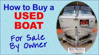 How to Buy a Used Boat For Sale By Owner bow rider deck boat cuddy cabin [upl. by Esoj]