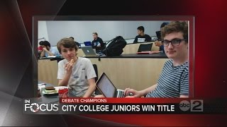 Baltimore City College High School Wins National Debate Championship [upl. by Constantino]