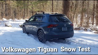 20182023 Volkswagen Tiguan Snow Test [upl. by Adnicaj]