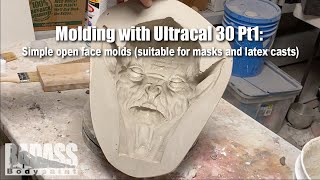 Ultracal 30 part 1 Simple open face molds [upl. by Arised]