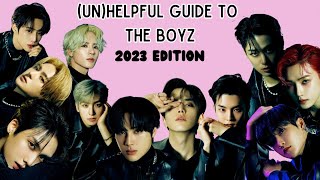 AN UNHELPFUL GUIDE TO THE BOYZ 2023 [upl. by Ulrica]