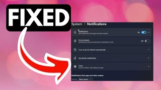 Notifications Not Working on Windows 11 RESOLVED [upl. by Efren631]