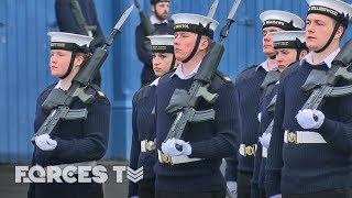 Why The Royal Navy And British Army Came Together For Drill Practice  Forces TV [upl. by Winther]