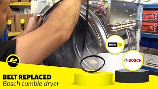 Bosch Tumble Dryer Belt Replacement MADE EASY [upl. by Chilcote]