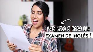 Aprueba CUALQUIER Examen de INGLÉS con este método funciona [upl. by Toddy]