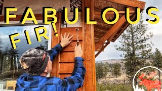 OneofaKind Lap Siding Install Begins on an Off Grid Mountain Cabin [upl. by Kuebbing]