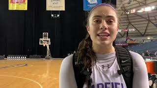 2020 Hardwood Classic Meghan Fiso’s 17 points power Garfield past Arlington into WIAA 3A finals [upl. by Strephon]