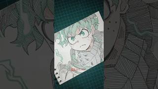 DRAWING IZUKU MIDORIYA  DEKU  BOKU NO HERO ACADEMIA shorts drawing anime bokunoheroacademia [upl. by Armil975]