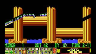 Lemmings PC  Level 30 Tricky The Crankshaft [upl. by Malloch]