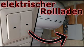 ⚡ elektrischer Rollladen  Rohrmotor anschließen  Rollladenmotor installieren  Motor  Anleitung 💡 [upl. by Ylerebmik829]