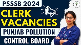 Big Update  PSSSB Clerk 2024  Punjab Pollution Control Board  Harjeet Maam [upl. by Vassaux671]