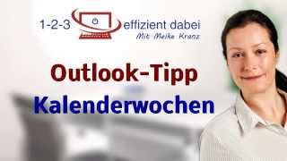 Effizient mit Outlook arbeiten 2 Kalenderwochen [upl. by Maible232]