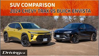 2024 Buick Envista vs Chevrolet Trax  SUV Comparison  Drivingca [upl. by Anilra397]