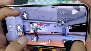 free fire iphone settings sensitivity 2023  iphone 14 gameplay 🔥 [upl. by Nwahsak]