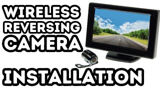 SCA WIRELESS REVERSING CAMERA INSTALL  How to guide [upl. by Ashia]