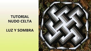 Mandala Nudo Celta Luz y Sombra englishsubtitles nudocelta mandalastejidos [upl. by Siradal]