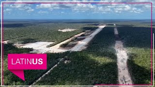 Semarnat usa segundo decretazo de AMLO para esconder bancos de materiales del aeropuerto de Tulum [upl. by Evette229]