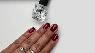 How to Use OPI Drip Dry Lacquer Drying Drops [upl. by Orpah]