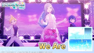 HATSUNE MIKU COLORFUL STAGE  We are by Guiano 3D Music Video  MORE MORE JUMP [upl. by Martell]