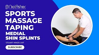 Shin Splints  Taping for Shin Splints Medial Tibial Stress Syndrome  Periostitis [upl. by Hcir]