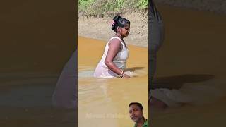 Fishingshorts feed viral shortvideo fishing villagelife fish water [upl. by Airdnna]