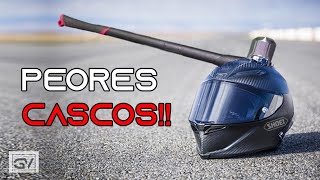 Los peores cascos de moto [upl. by Airdnua]