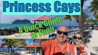 Princess Cays the best things to do for a great beach day The Drink Package works for Princess [upl. by Iden]