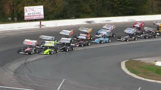 Thompson Speedway World Series Super Modified Startcrash [upl. by Affer]