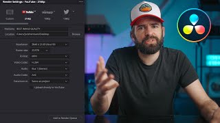 How I Get the Best Video Quality  Davinci Resolve Export Settings [upl. by Hobart]