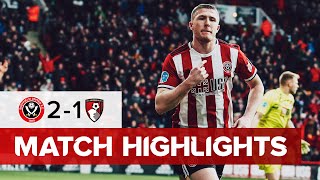 Sheffield United 21 AFC Bournemouth  Premier League highlights [upl. by Ara]