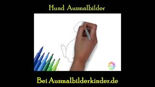 Wie man einen süßen Hund zeichnet dem Kinder folgen können [upl. by Giselbert]