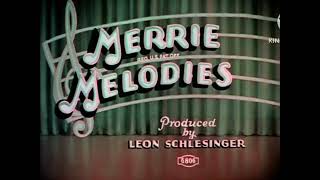 Merrie Melodies  Intros and Endings 1935 [upl. by Ellenehs]