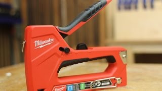 Milwaukee Staple and Nail Gun 48 22 1010 Review [upl. by Nhguavahs327]