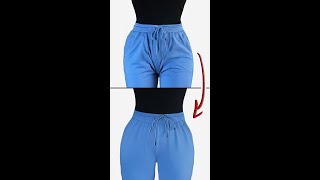 Best sewing tricks How to fix wrinkles on the crotch of pants Miarti 🧵✂️ [upl. by Eleinad935]