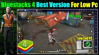 BLUESTACKS 4 BEST VERSION FOR LOW END PC  2GB RAM NO GRAPHICS CARD  BLUESTACKS [upl. by Raf]