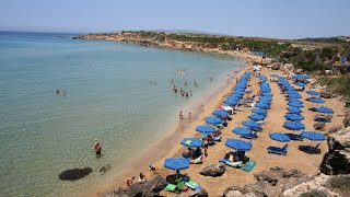 Ammes a nice sandy beach located 10 km southwest of Argostoli  Kefalonia  Greece [upl. by Dominga]